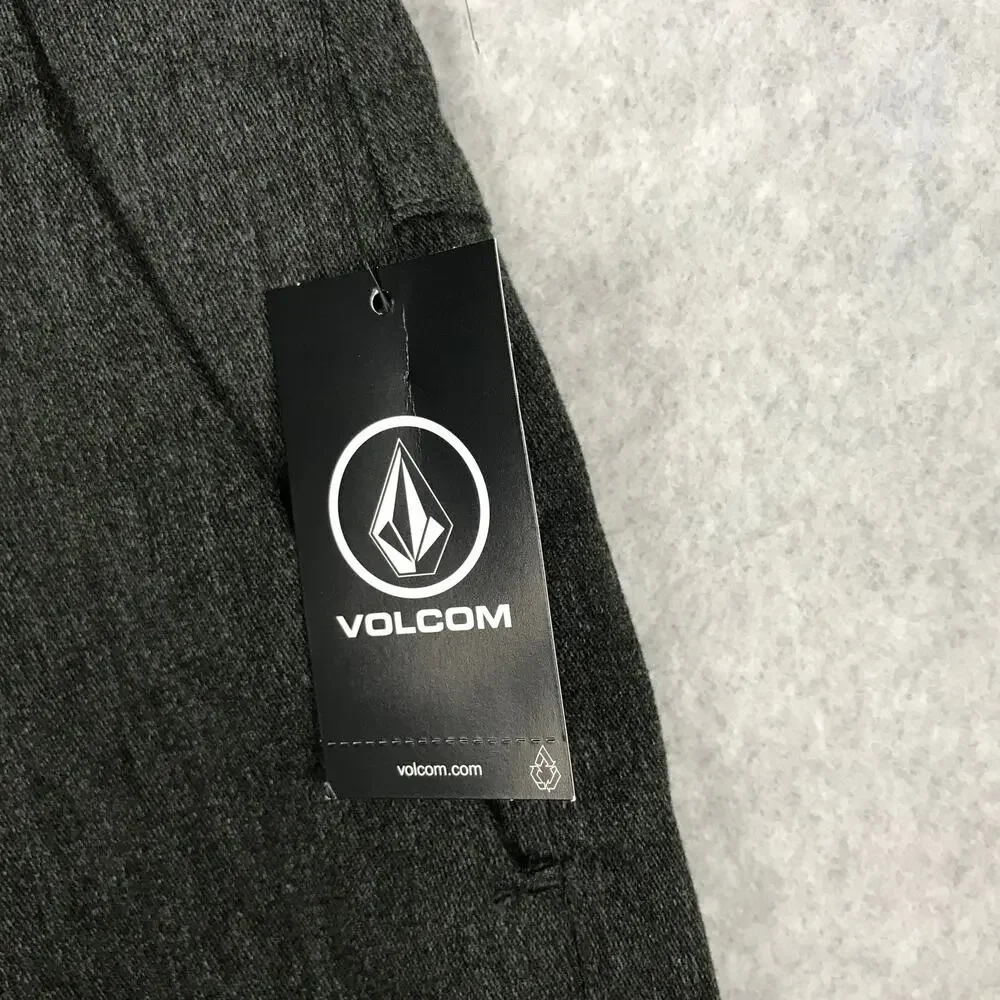 Volcom Shorts Mens Size‎ 31 Charcol Gray Heather Chino Vmonty Pockets Stretch